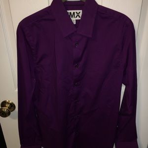 Purple dress shirt